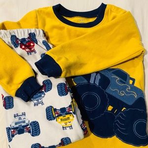 Carters two piece monster truck PJs